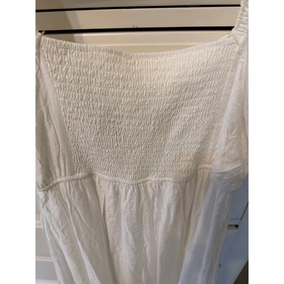 By the River White Flowy Maxi Dress NWT Women's Size Large Fairy Boho Indie - Picture 4 of 7